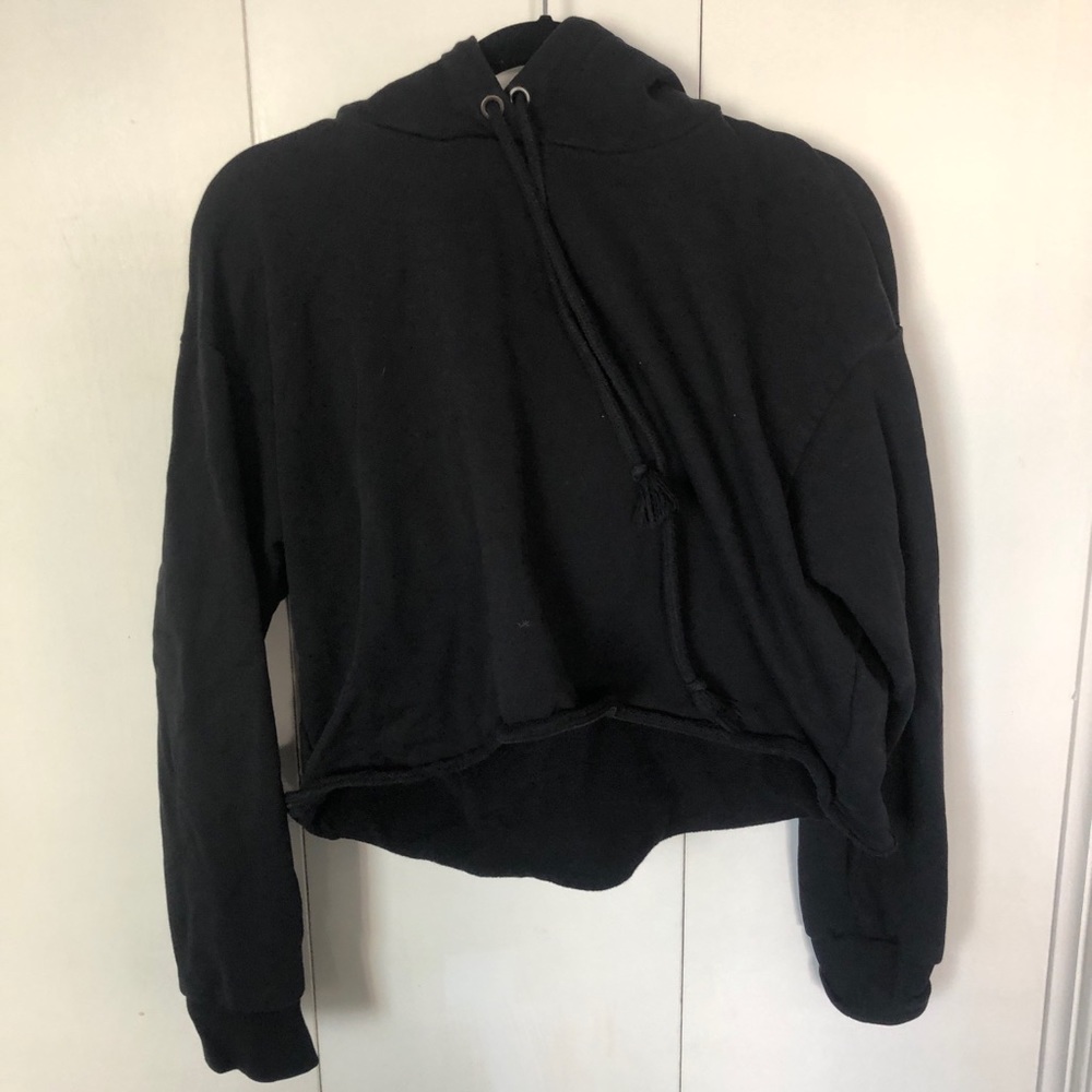 ALLSAINTS CROPPED HOODIE